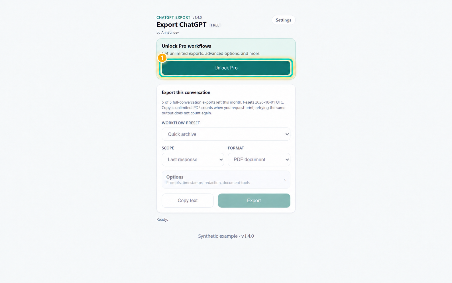 Step 1: Open ChatGPT Export
